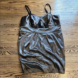 Elegant Black Mini Dress